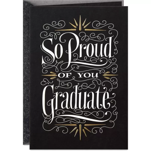 Hallmark College Graduation Card Diploma and Graduation Cap Proud of Your SuccessSo Proud of You Graduate