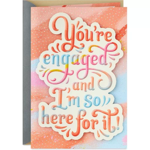 Hallmark Engagement Congratulations Card Yes Youre EngagedHere for It