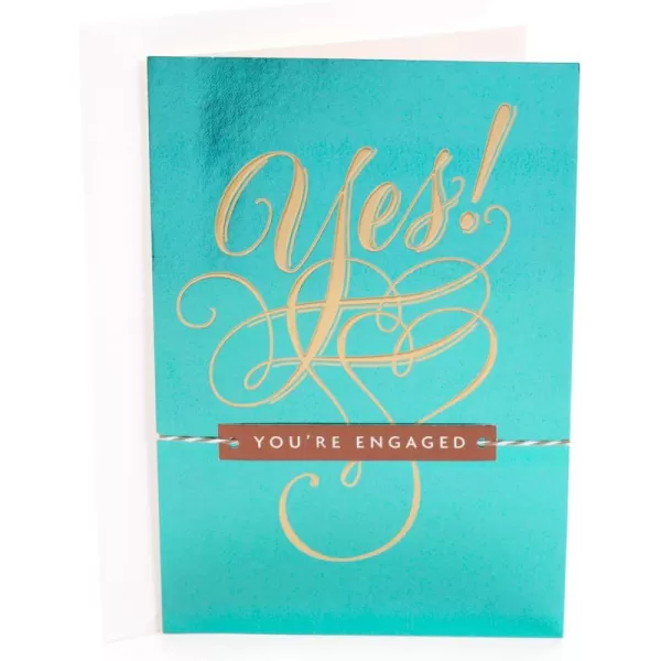 Hallmark Engagement Congratulations Card Yes Youre EngagedYes Youre Engaged