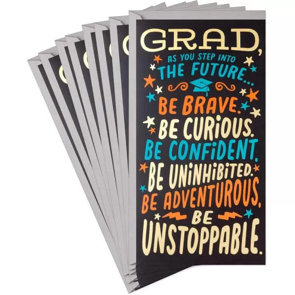 Hallmark Graduation Gift Card Holders or Money Holders Be Unstoppable 8 Cards with EnvelopesBe Unstoppable  8 Money Holders with Envelopes