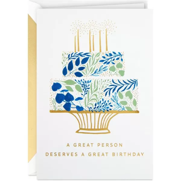 Hallmark Signature Birthday Card Big Birthday WishesGreat Person