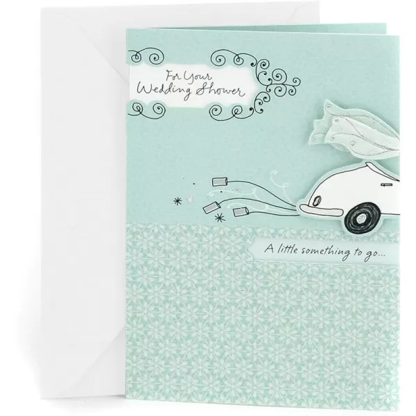 Hallmark Wedding Shower Greeting Card GetAway Car