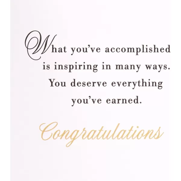 Hallmark Congratulations Card or Graduation Card Celebrating YouYou Did It