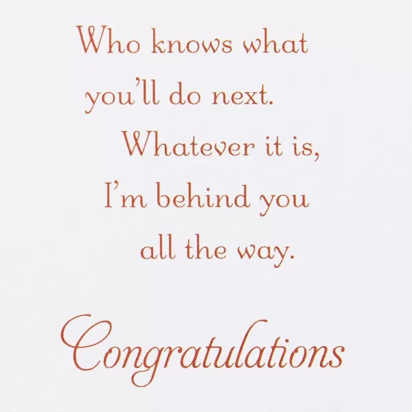 Hallmark Congratulations Card or Graduation Card Celebrating YouYou Worked for This