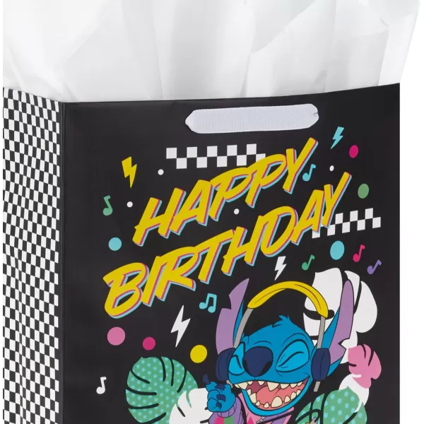 Hallmark Disney 13quot Large Birthday Gift Bag with Tissue Paper Lilo and Stitch for Kids Grandchildren Friends