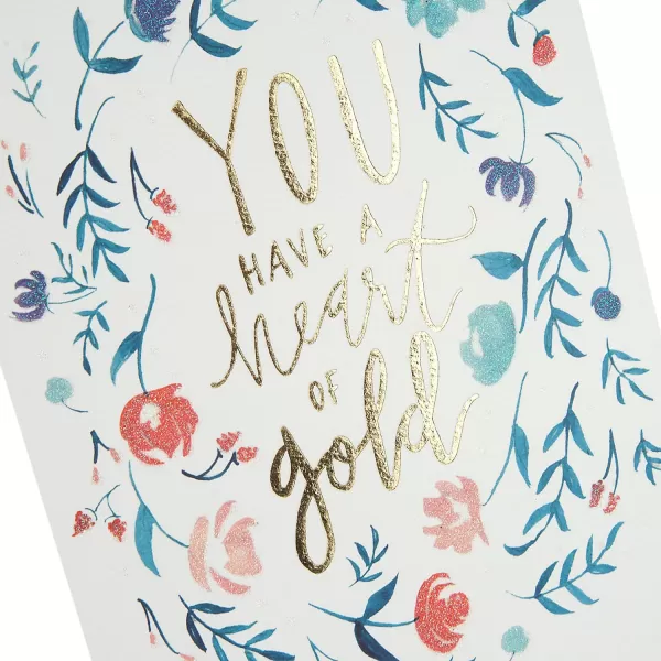 Hallmark Signature Thank You Card Heart of Gold