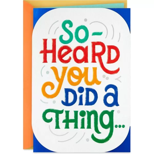 Hallmark Congratulations Card for Graduation Something Worth CelebratingSomething Worth Celebrating