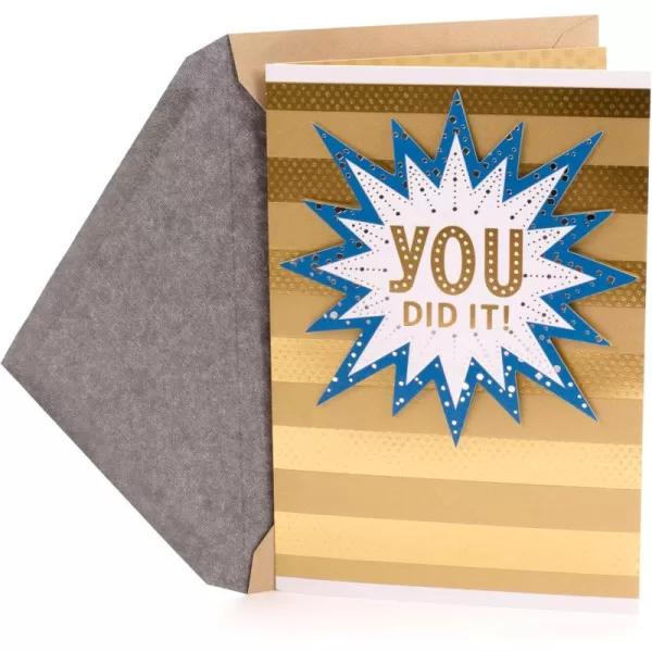 Hallmark Congratulations Card or Graduation Card You Did ItYou Did It