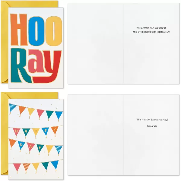 Hallmark Assorted Congratulations Cards 24 Cards with Envelopes for Graduations Promotions Engagements New Jobs Baby Announcements