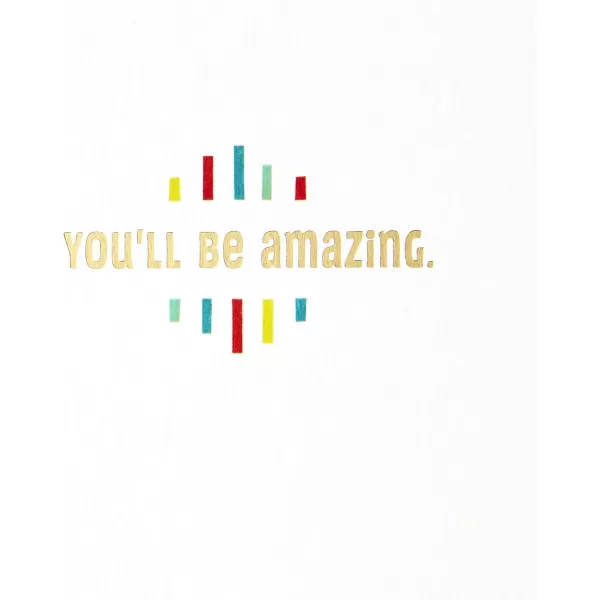 Hallmark Good Mail Graduation Card Youll Be AmazingYellowMulticolor