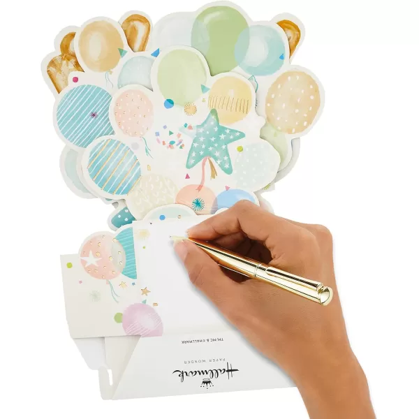 Hallmark Paper Wonder Congratulations Pop Up Card Yay Balloons for Birthdays Graduations Promotions CelebrationsYay  Balloons