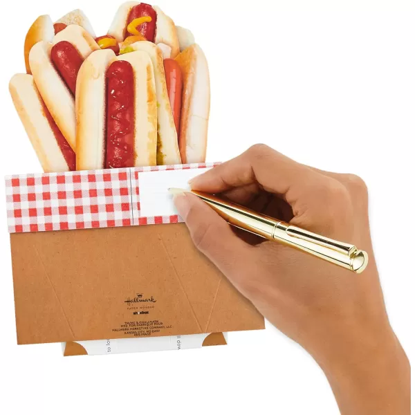 Hallmark Paper Wonder Shoebox Pop Up Card Holy Crap You are Awesome for Birthday Congratulations Graduation All OccasionHot Dog Bouquet