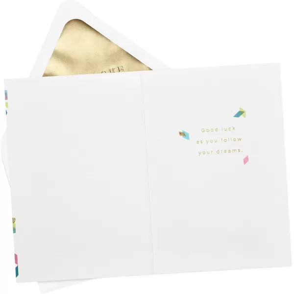 Hallmark Signature Graduation Card Every End Is a Beginning Ralph Waldo Emerson QuoteGreeting Card