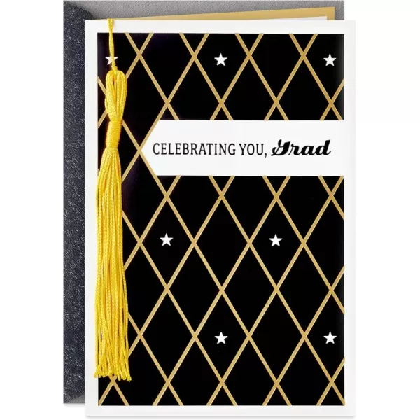 Hallmark Graduation Card Cap and GownCelebrating You