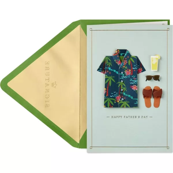 Hallmark Signature Graduation Card Happy GraduationHawaiian Shirt