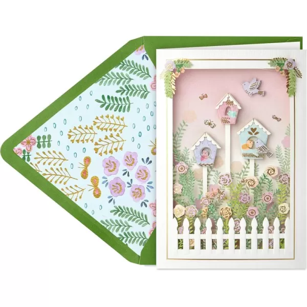 Hallmark Signature Graduation Card Happy GraduationMothers Day  Birdhouses