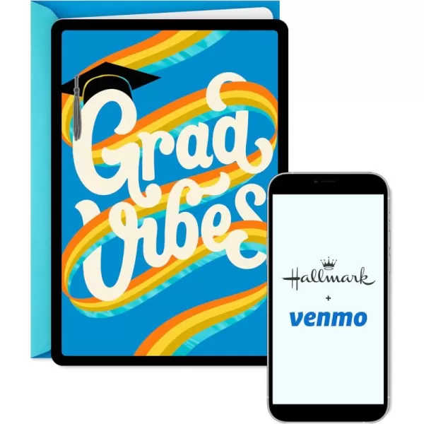 Hallmark and Venmo Graduation Card Grad Vibes Send Money to GradGrad Vibes  Add Money with Venmo