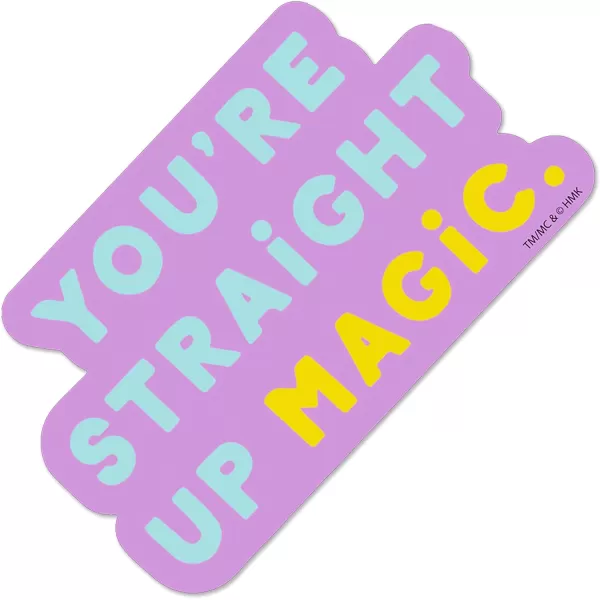 Hallmark Pack of 3 Stickers for Water Bottles Planners Notebooks Wall Girl Gang Yaasss Magic Pride Decals for Teens or AdultsGirl Gang  Yaasss  Magic Pride Decals for Teens or Adults