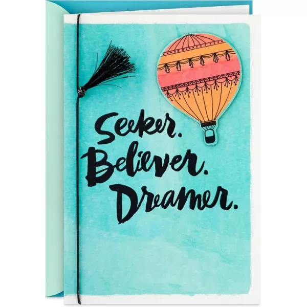 Hallmark Graduation Card So Much to CelebrateSeeker Believer Dreamer