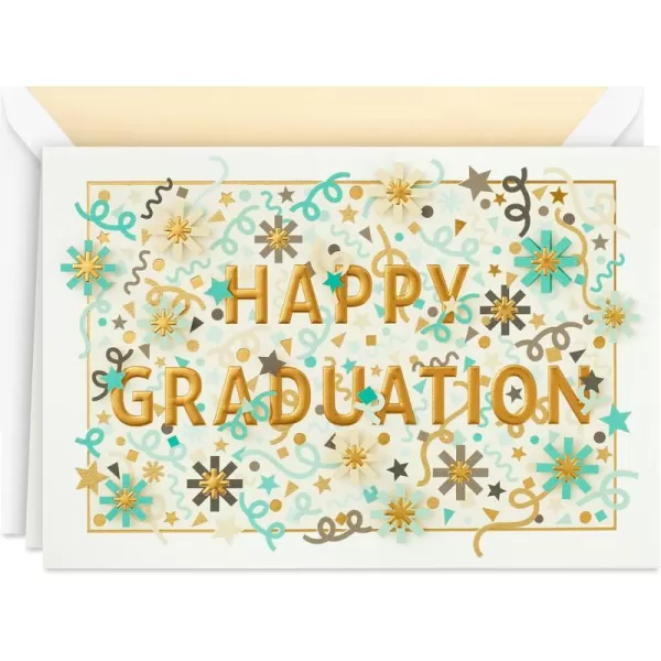 Hallmark Signature Graduation Card ConfettiHAPPY GRADUATION  Confetti