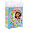 imageHallmark Gabbys Dollhouse 15quot Extra Large Birthday Gift Bag with Tissue Paper Blue and Pink Rainbow for Kids Grandchildren FriendsGabbys Dollhouse