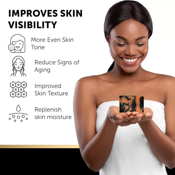 VALITIC Charcoal Kojic Acid Turmeric Black Soap Bar Dark Spot Remover for Body or Face Wash  2 Pack2 Pack