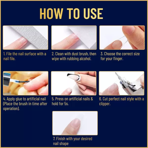 Valitic Nail Glue and Strengthener  Quick Dry Brush On Gel for Long Lasting Nails  Adhesive Bond for False Nails  Strengthener for Nail Tips  1 PACK033 Fl Oz Pack of 2