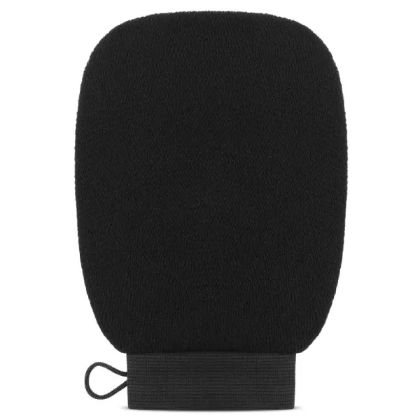 Valitic Exfoliating Glove  Body Scrubber Exfoliator Mitt  Exfoliating Body ampamp Face Dead Skin Remover  Korean Style Exfoliating Women ampamp Men Washcloth  Can Be Used Before Self Tanning Pair BlackNight Black
