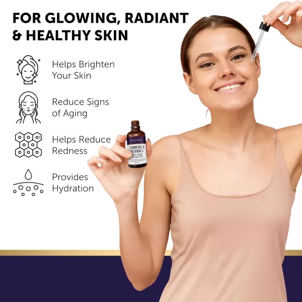 VALITIC Vitamin C Face Serum for Anti Aging  Hyaluronic Acid Collagen Kojic Acid Turmeric Oil Dark Spot Remover Brightening Serum Eyes and Facial Serum Skin Care 1 fl oz1 Fl Oz Pack of 1