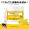 imageVALITIC Turmeric Kojic Acid Cleansing Pads  Exfoliating Dark Spot Remover for Face with Vitamin C Alpha Arbutin Niacinamide and Retinol  Kojic Acid And Turmeric Cleansing Pads  60 Units