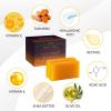imageVALITIC Kojic Acid Vitamin C and Retinol Soap Bars with Turmeric for Dark Spot  Original Japanese Complex Infusedwith Collagen Hyaluronic Acid Vitamin E 2 Pack  With Scrub Bag2 Pack Soap  Pair of Turquoise Gloves