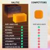 imageVALITIC Kojic Acid Vitamin C and Retinol Soap Bars with Turmeric for Dark Spot  Original Japanese Complex Infusedwith Collagen Hyaluronic Acid Vitamin E 2 Pack  With Scrub Bag2 Pack  Bag