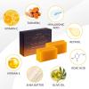 imageVALITIC Kojic Acid Vitamin C and Retinol Soap Bars with Turmeric for Dark Spot  Original Japanese Complex Infusedwith Collagen Hyaluronic Acid Vitamin E 2 Pack  With Scrub Bag4 Pack  Holder