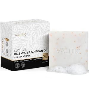 imageVALITIC Natural Ginger ampamp Vitamin C Shampoo Bar  Anti Dandruff Strengthens and Promotes Hair Revitalization  SLS ampamp Paraben Free  Vegan Eco Friendly  Natural Biotin ampamp Keratin  for all Hair TypesShampoo Bar with Rice Water