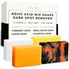 image:imageVALITIC Kojic Acid and Turmeric Soap Bars Set  Dark Spot Remover for Face and Body Antiaging Hyperpigmentation Treatment Soap Bar with Lemon Vitamin C amp Retinol Gentle Exfoliating Assorted 4 PackVariety Pack