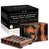 image:imageVALITIC Charcoal Kojic Acid Turmeric Black Soap Bar Dark Spot Remover for Body or Face Wash  2 Pack and Bag2 Pack  Holder