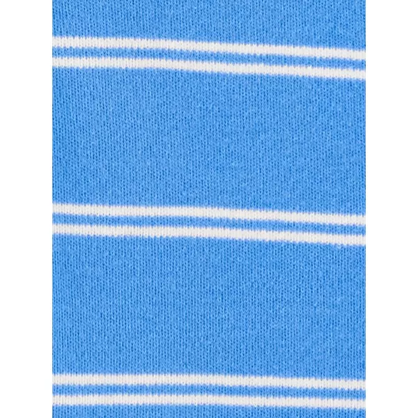 Simple Joys by Carters Baby Boys 2Pack Cotton Sleep and PlayBlue StripeWhite Sharks