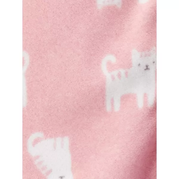 Simple Joys by Carters Unisex Babies Microfleece Sleepbag Wearable Blanket Pack of 2Pink CatWhite Animal