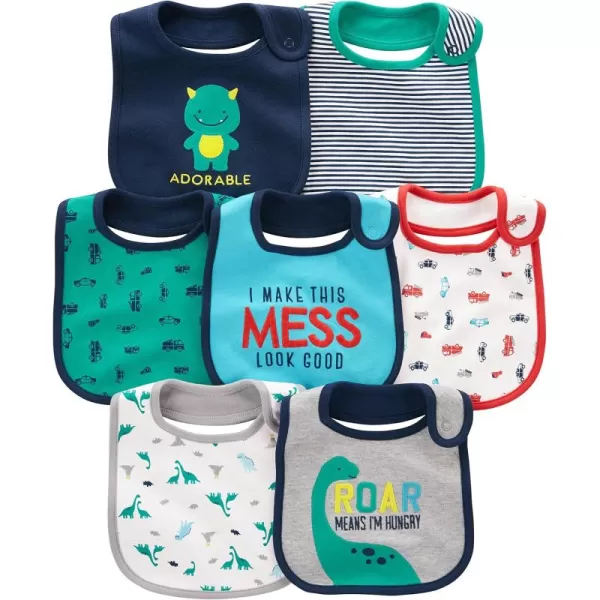 Simple Joys by Carters Baby 7Pack Teething BibsBlue