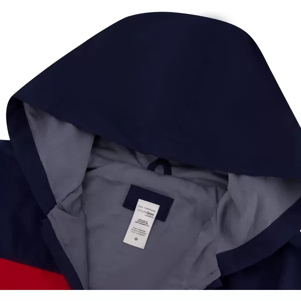 Simple Joys by Carters Baby Boys RaincoatNavy Red Color Block