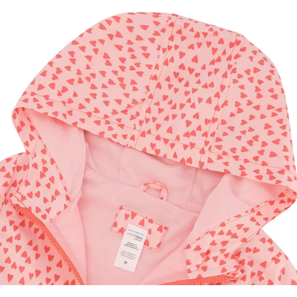 Simple Joys by Carters Baby Girls RaincoatPink Hearts