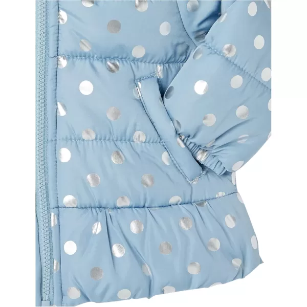 Simple Joys by Carters babygirls Waterresistant Snowsuit Set  Hooded Winter JacketBlue