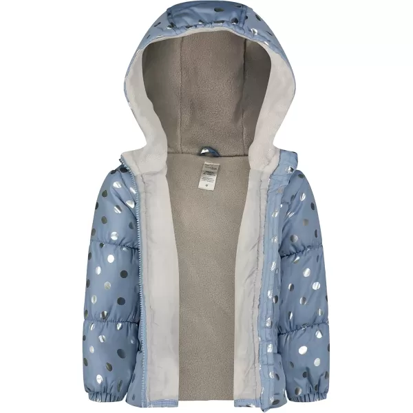 Simple Joys by Carters babygirls Waterresistant Snowsuit Set  Hooded Winter JacketBlue