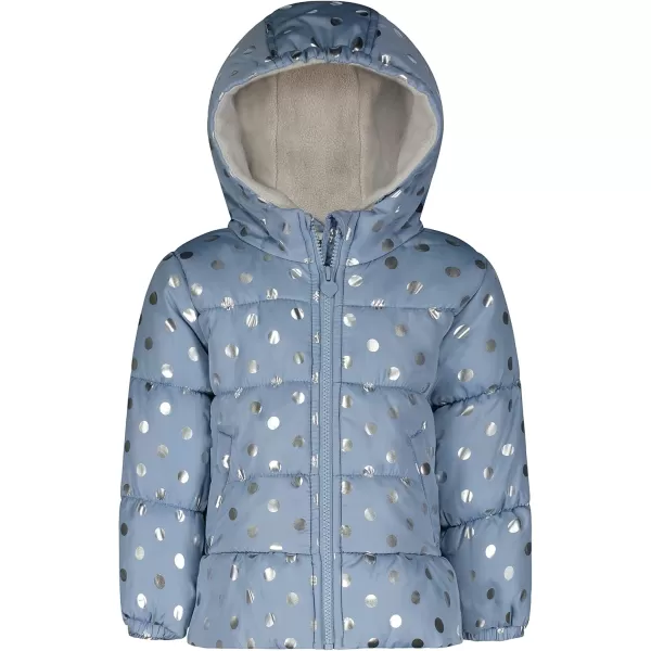 Simple Joys by Carters babygirls Waterresistant Snowsuit Set  Hooded Winter JacketBlue