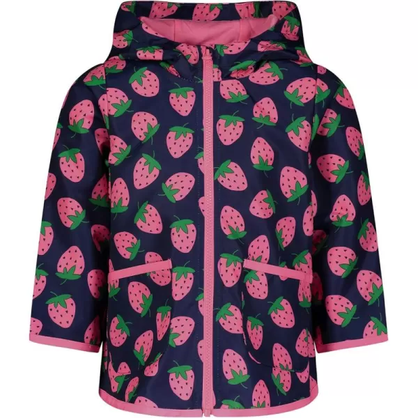 Simple Joys by Carters Baby Girls RaincoatNavy Strawberry