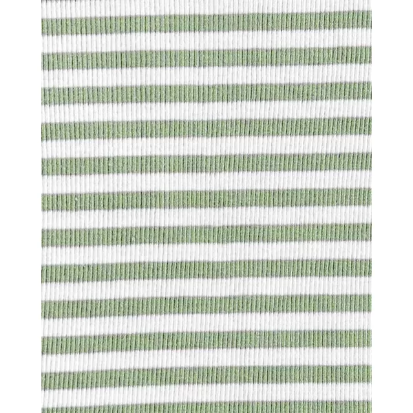 Simple Joys by Carters unisexbaby 4piece Textured SetGreen StripeGrey Heather