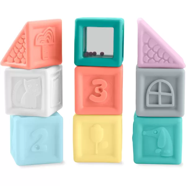 Simple Joys by Carters Baby Squeeze Blocks Multicolor One Size