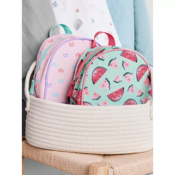 Simple Joys by Carters Mini Backpack Blue One SizeMint Green Watermelon