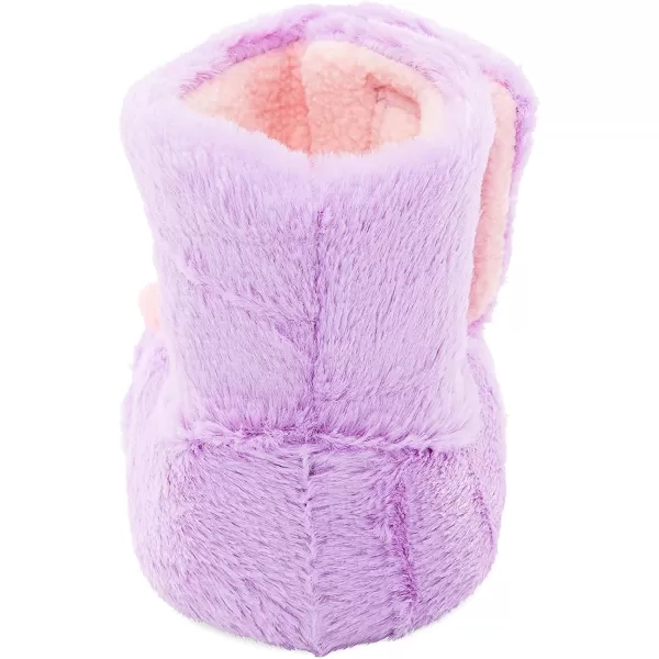 Simple Joys by Carters UnisexBaby Fuzzy SlipperLilac  Owl