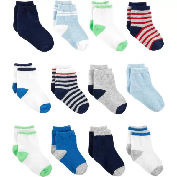 Simple Joys by Carters Baby 12Pack SocksMulticolorStripe